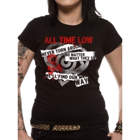 All Time Low Find Our Way Womens T-Shirt Large