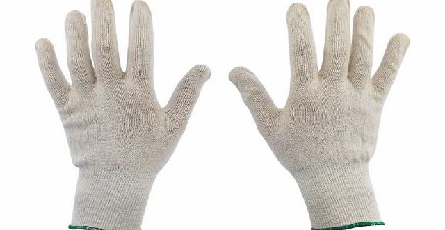 All Trade Direct 12 PAIRS SIZE 8 DERMATOLOGICAL COTTON GLOVES DRY SKIN ECZEMA MOISTURISING CREAM