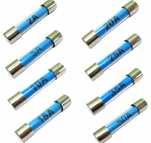 All Trade Direct Pack Of 24 Mixed Glass Fuses Auto Car Classic