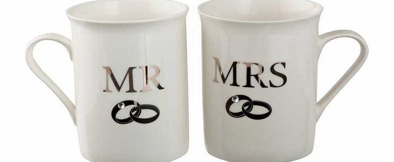All You Need Is Love Mr and Mrs Mug Set