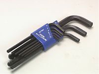 ALLEN 56191 Hex Plus Multi Angle Key Set 9 Met