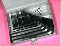 ALLEN 85100 Imp Short Arm Allen Keys Set18