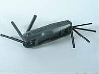 ALLEN 85780 Torx Fold Up Allen Key Set7