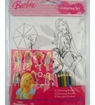 Alligator Books Barbie Colouring Set
