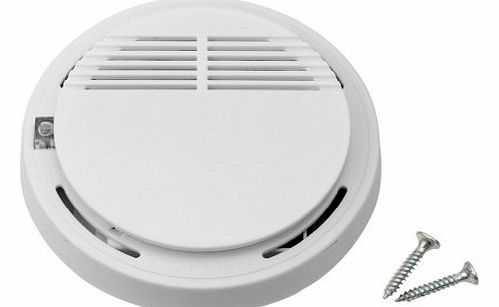 AllLife New Fire Smoke Sensor Detector Alarm Tester Home Security System Cordless White