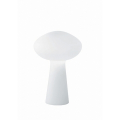 ALMA Light Pawn White Glass Table Lamp Small