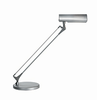 ALMA Light Tech Modern Silver Adjustable Desk Light