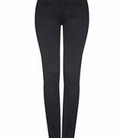 Almost Famous Black cotton stretch trousers