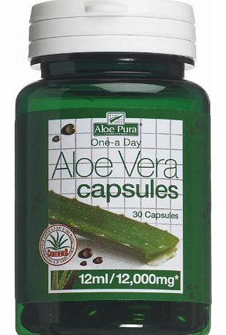 Aloe Pura Aloe Vera Double Strength OAD 30 Capsules