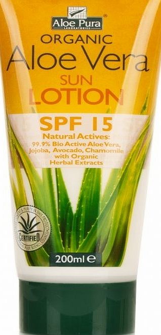 Aloe Pura Aloe Vera Sun Lotion Spf15