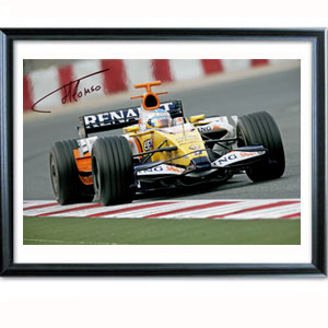 Alonso 2008 Signed Print