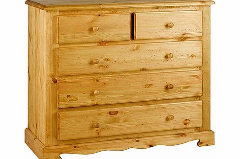 Alpes Developpement Farmer Solid Pine 2 3 Drawer Chest