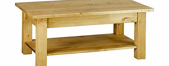 Alpes Developpement Farmer Solid Pine Coffee Table