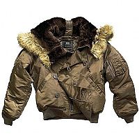 Alpha Alpha Mens Short Hooded Jacket