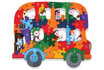 Alphabet Bus Jigsaw Puzzle