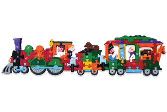 Alphabet Train Jigsaw Puzzle