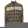 Alphanumeric Plaid Windsheet Jacket (Black/Beige)