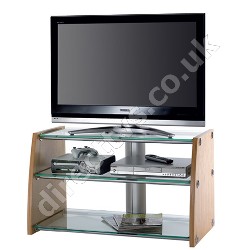 Alphason Aspect TV Stand- Light Oak with cable management