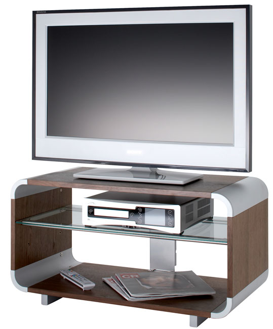 Alphason Aura AUR800 Walnut TV Stand `Aura
