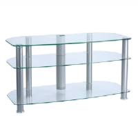 ALPHASON AVCR42 TV STAND SILVER