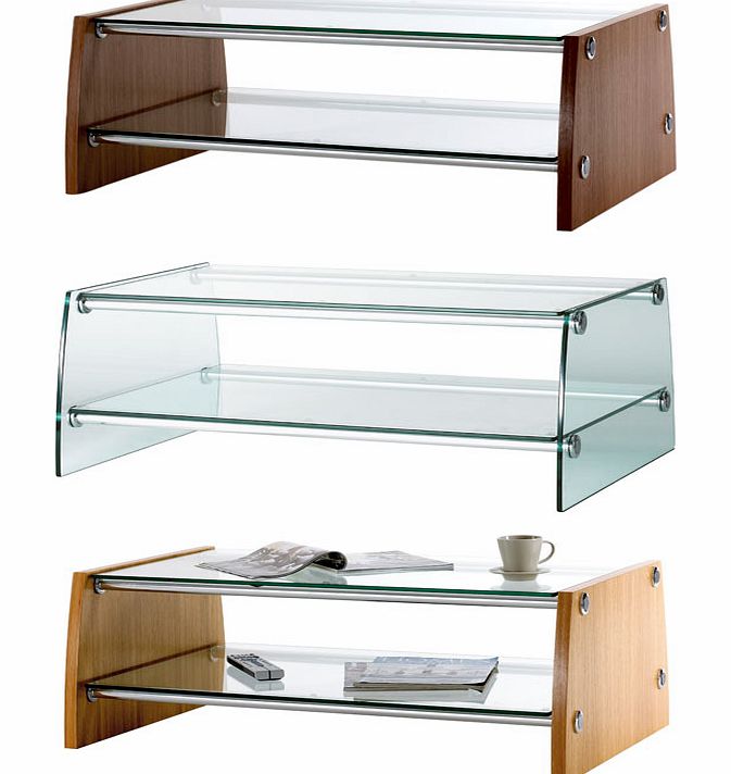 Alphason Designs Alphason Aspect ASPT Coffee Table - Walnut W