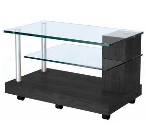 Alphason MD800BV Modern floorstand in black for