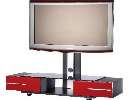ST870-120 Iconn Red TV Stand `ST870-120