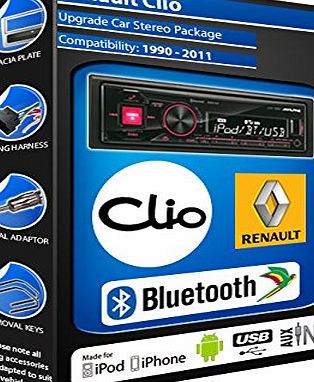 Alpine Renault Clio car radio Alpine UTE-72BT Bluetooth Handsfree kit Mechless Stereo