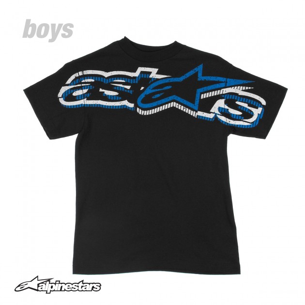 Alpinestars Boys Alpinestars Atomic Youth T-Shirt - Black