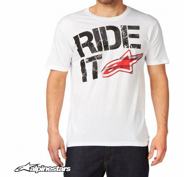 Alpinestars Mens Alpinestars Ride It Classic T-Shirt - White