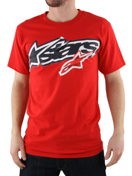 Alpinestars Red Stuck T-Shirt