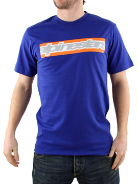 Alpinestars Royal Blue Rectangle Crop T-Shirt