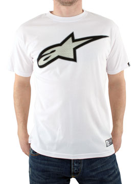 Alpinestars White Carbon Fibre T-Shirt
