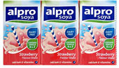 Alpro Soya Oy Dairy Free Shake Strawberry Flavour (3x250ml)