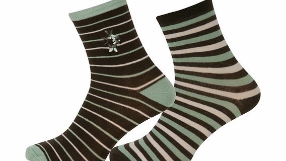 ALS Women` Ethnic Stripe Socks