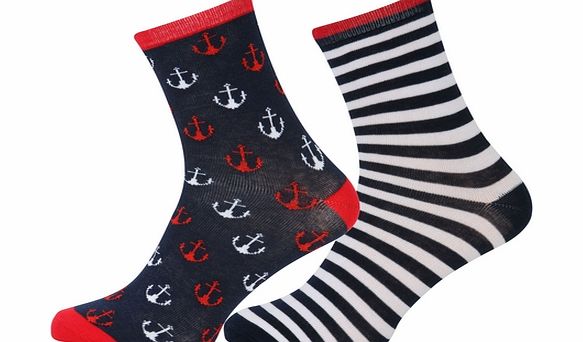 ALS Women` Nautical Socks