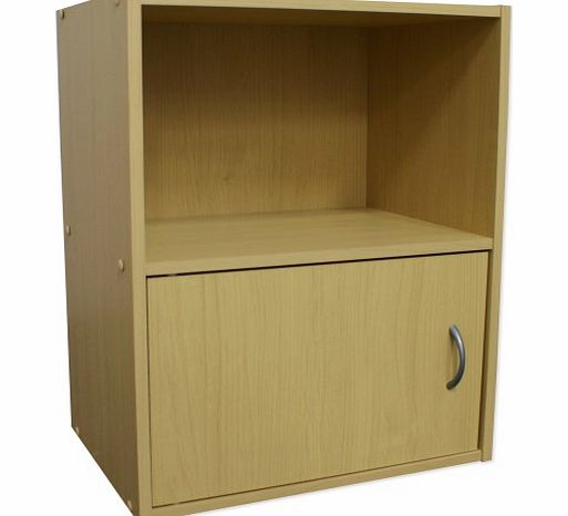 Alsapan Cube Bedside Table in Maple