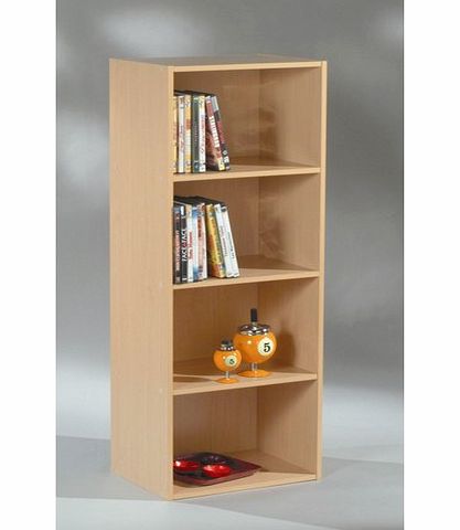 Alsapan GRADE A2 - Cube 4 Shelf Bookcase in Maple