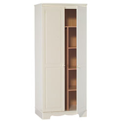 Alstons - Blanc 2 Door Wardrobe with Fitted