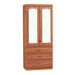 Alstons - Canterbury 2 Door Wardrobe with 3