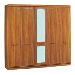 Alstons - Canterbury 5 Door Wardrobe with