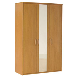 Alstons - Solent Large 3 Door Wardrobe with 1