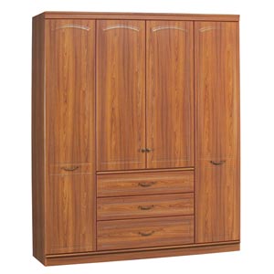 Alstons Canterbury 4 door wardrobe with 3 drawers