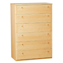 Piani 6 drawer chest of drawers furniture