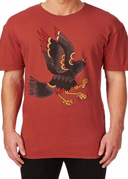 Altamont Mens Altamont 3 Crow T-shirt - Cardinal