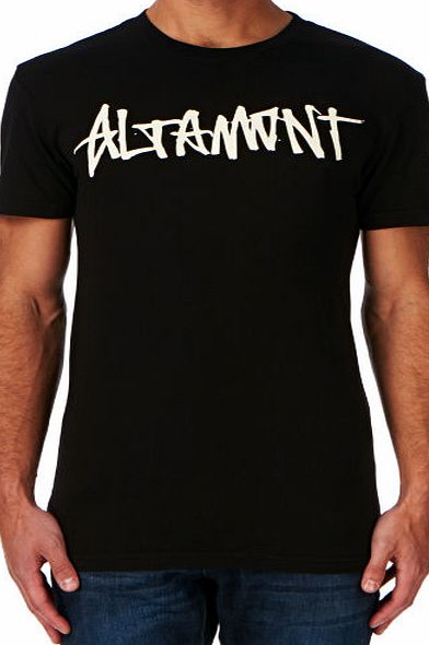 Altamont Mens Altamont One Liner T-shirt - Black