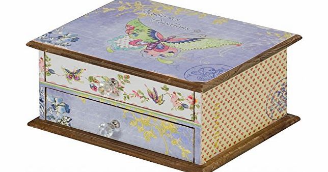 Butterfly 2 Drawer Bedside Table