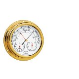 Altitude Yachting Case Brass Barometer with Thermometer and Hygrometer