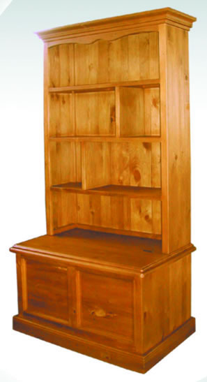 Alto bookcase with trunk ha15007
