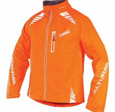  Mens Night Vision Jacket, Orange, XXL